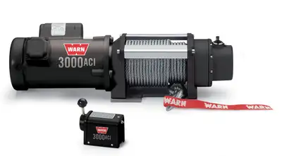 Warn ACI 3000-115V Hard Wire Winch 3000lb Wire Rope