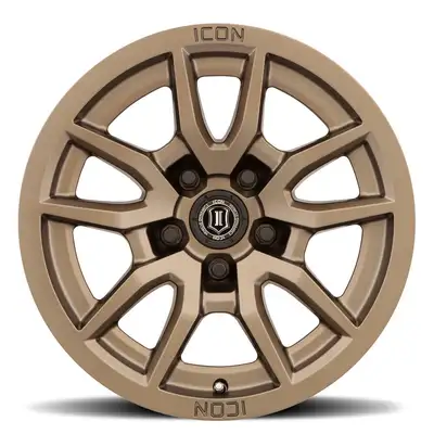 ICON Vehicle Dynamics Icon Vehicle Dynamics Vector 5 Matte Bronze Wheel 17x8.5 5x5 - JT/JL/JK