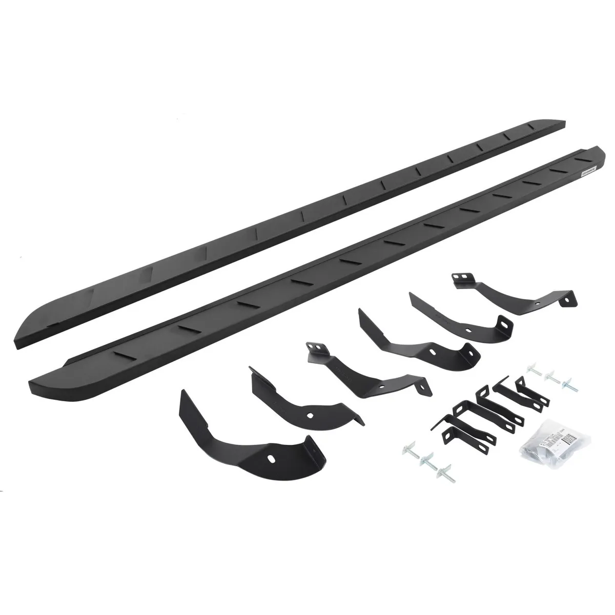 Go Rhino 1519 Silv/Sierra 2500/3500 Crew Cab Diesel Only 87in Rb10 Slim Line Running Boards Complete Set