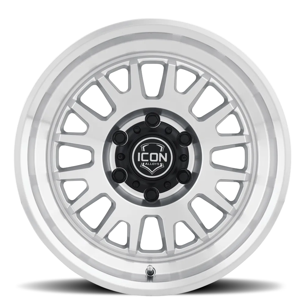 Icon Alloys Anza Silver Machined 17 x 8.5 / 5 x 5 / 6mm / 4.5in Backspace product image
