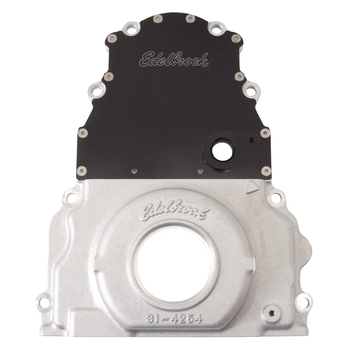 Edelbrock 4255 Timing Cover 2004-07 GM LS2 Two Piece product image