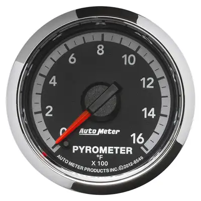 AutoMeter Gauge, Pyro. (EGT), 2 1/16", 1600?F, Stepper Motor, Ram Gen 4 Fact. Match