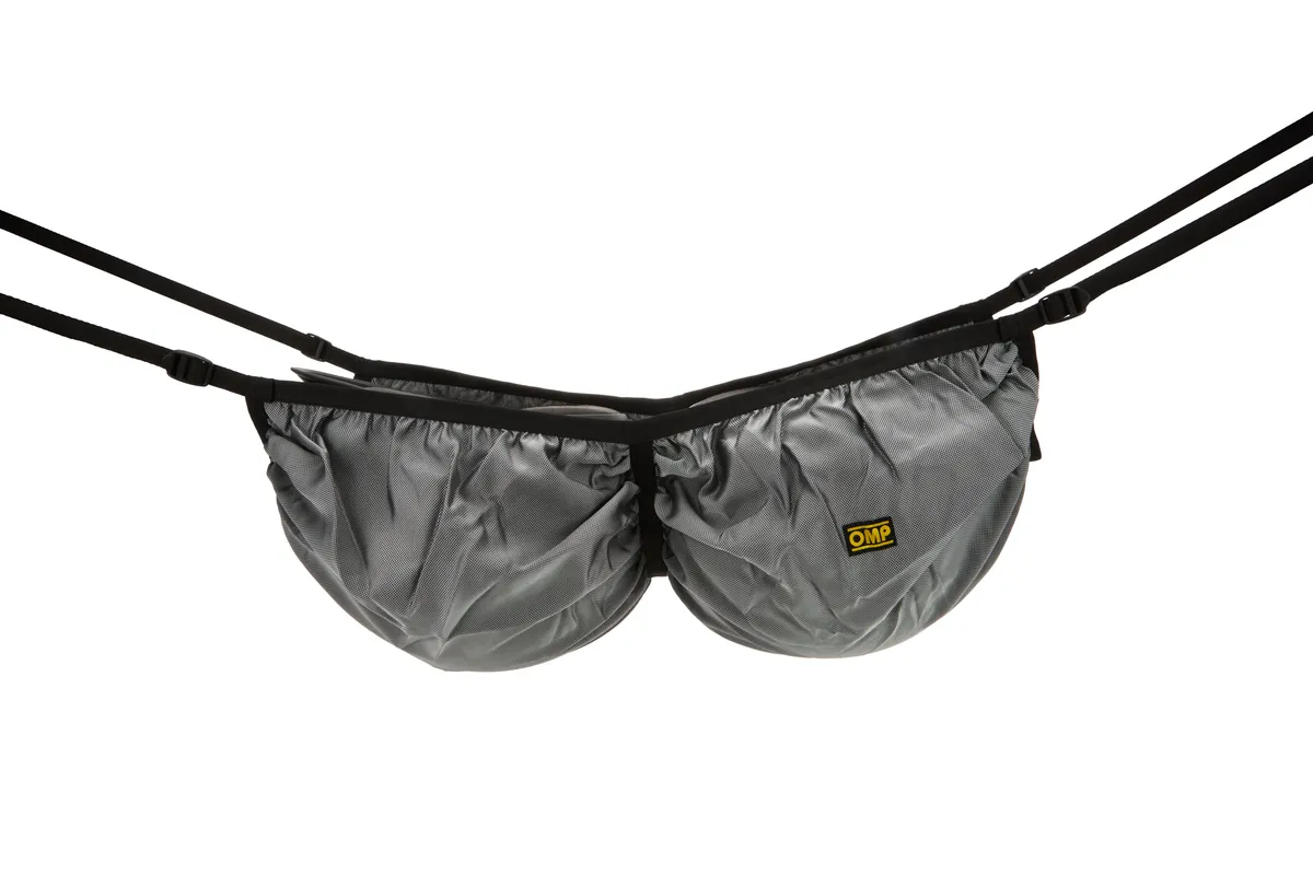 OMP Racing INC Carrying Net For Dual Helmets Black Polyester