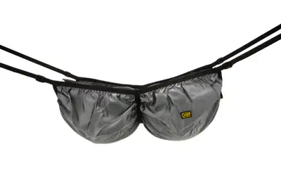 OMP Racing INC Carrying Net For Dual Helmets Black Polyester
