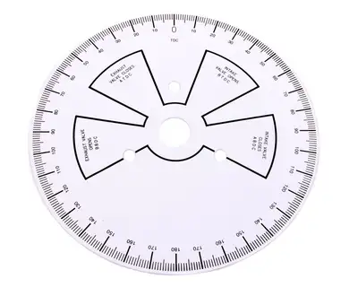Proform Camshaft Degree Wheel 9 Inch Overall Diameter Universal Steel White Painted Featuring Black Numbers Proform
