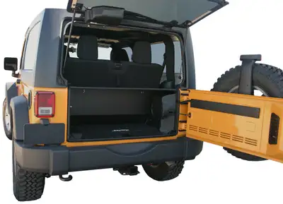 Tuffy Security Products 11c Wrangler Tailgate Security Enclosure Black