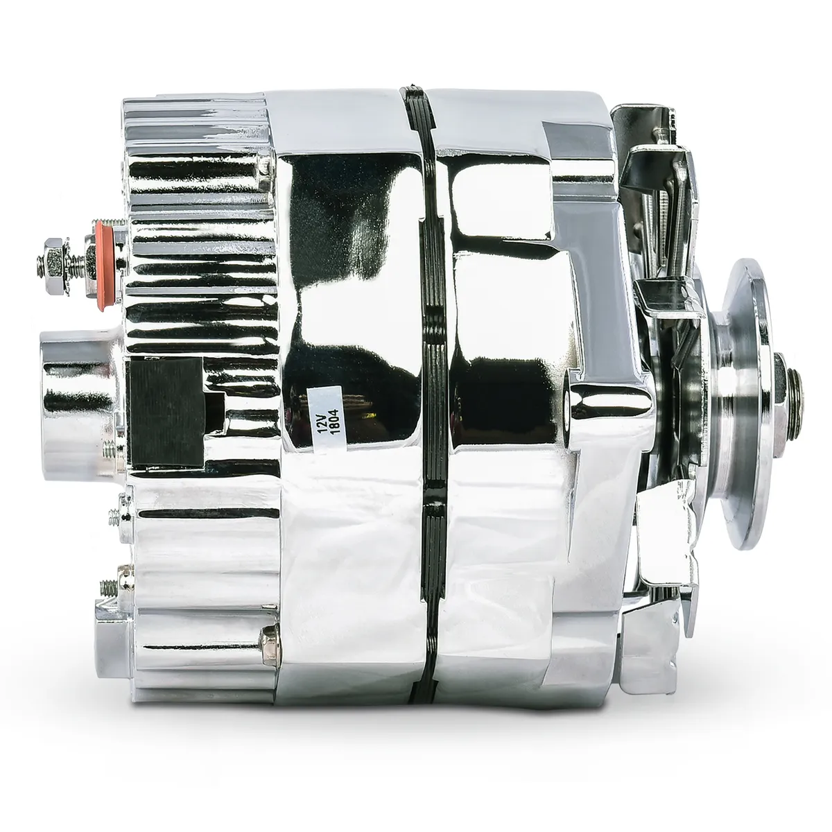 Alternator 60 AMP GM 1 Wire Style Machined Pulley Chrome Finish Proform product image