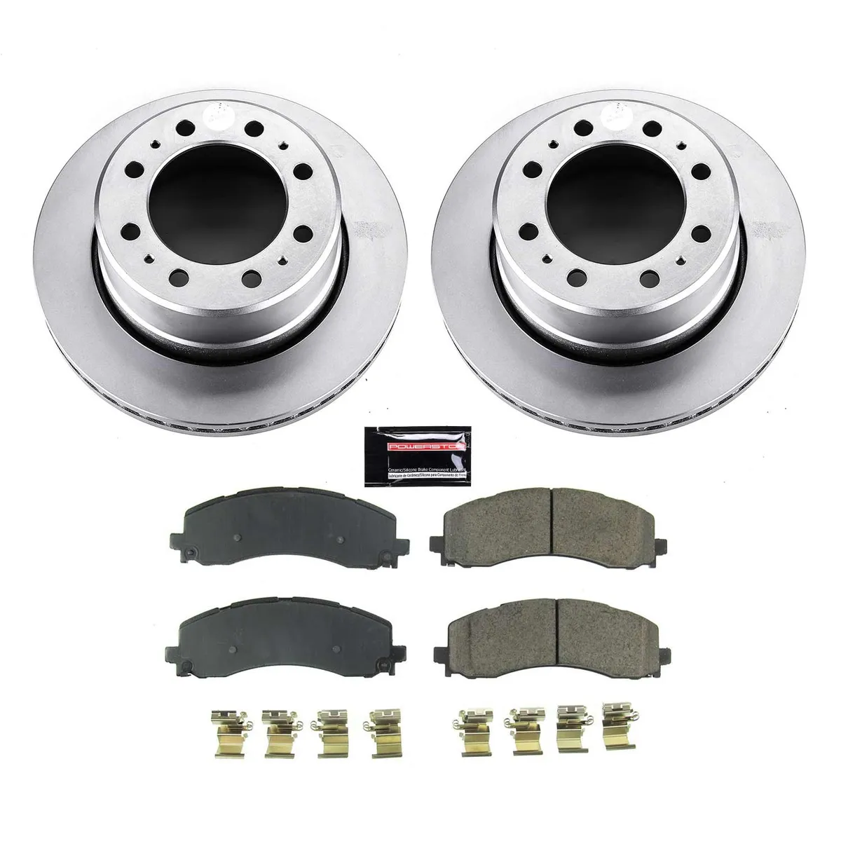 Z17 Geomet Coated Rotor Kit: Genuine Geomet Fully Coated Rotors; Ceramic Pads W/Hardware product image