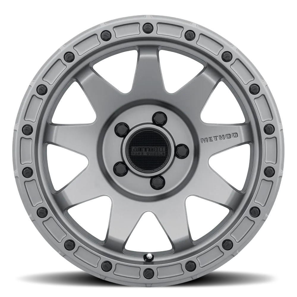 Aluminum Wheels 17x8.5 MR317 Bolt Pattern 5 On 127 Offset 0 Lip Size 0.83 Matte Titanium GY Method product image