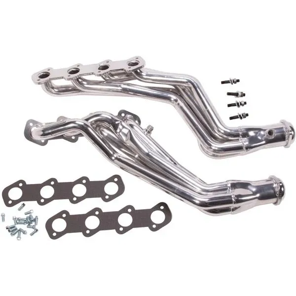 1996-2004 Mustang 4.6l-2v Gtbullit 1-58 Long Tube Headers Manual Trans Only Polished Silver Ceramic product image