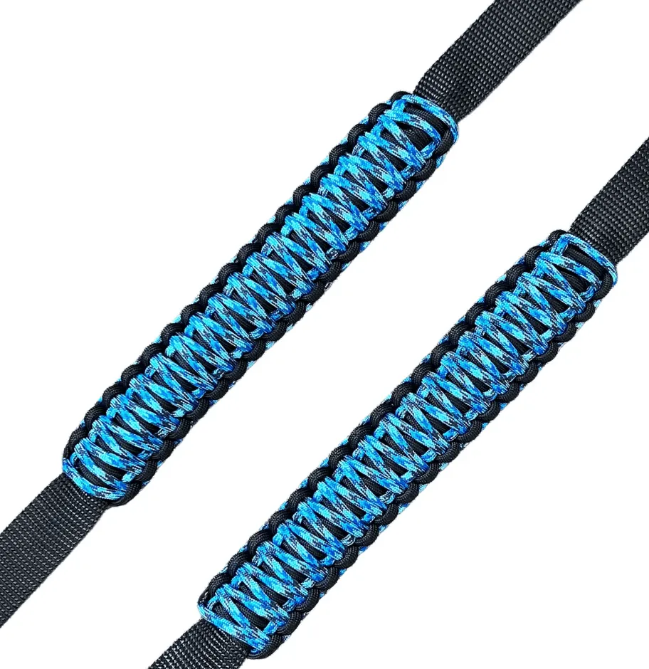 Paracord Grab Handles For Headrests For Jeep® Wrangler Jk, Jku, Jl, Jlu, Gladiator, Toyota® Tacoma, Ford® Bronco And Other Vehicles With Removable Head Rests (Pair of 2) | Bartact® product image