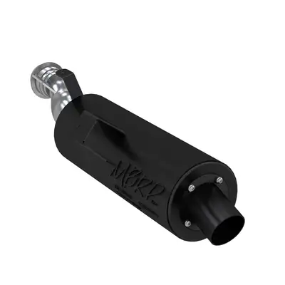 MBRP Exhaust ATV Exhaust System With Sport Muffler; Slip-On Combination; 1.75 in. Inlet; 4.25 in. Diameter Body; Chambered Muffler;