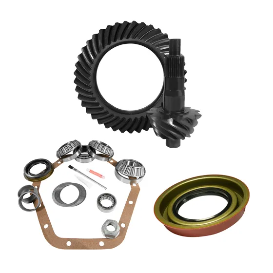 Yukon Gear and Axle 10.5 gm 14 Bolt 4.56 Thick Rear Ring Pinion And Install Kit 14t 10.5 gm 4.56t Thick Rear r p Gea