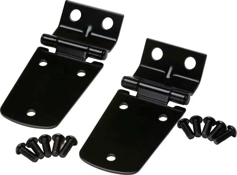 Jeep TJ Hood Hinge Pair 97-06 Wrangler TJ Powdercoat Black Kentrol product image