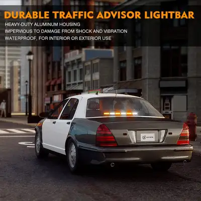 Xprite 26" LED Traffic Advisor Strobe Light Bar | Controller 6 Series