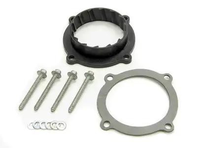 Volant Vortice Throttle Body Spacer; Increases Lower End Torque/Fuel Efficiency/Throttle Response w/Stock Or Volant Intakes; Incl. Gasket And Hardware; Glass-Filled Nylon Composite;
