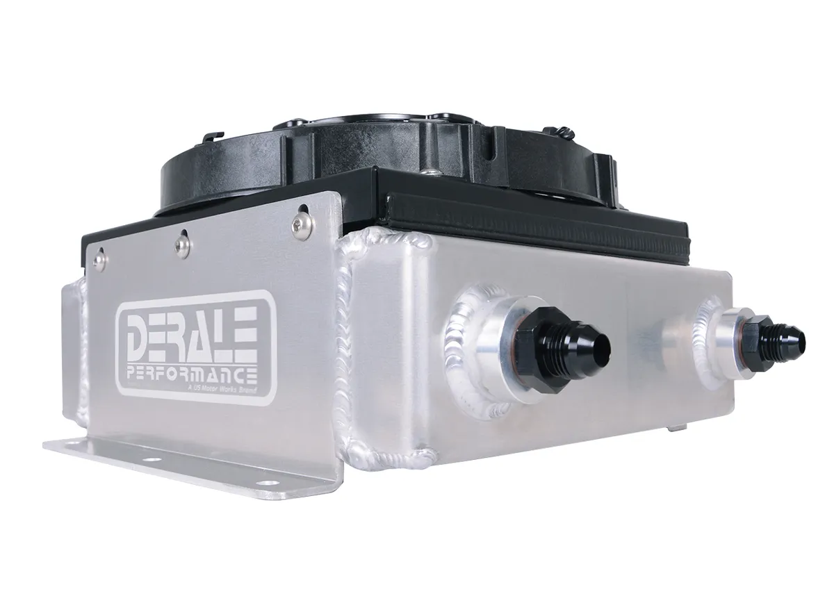 18 Row Hi-Flow Racing Remote Fluid Cooler w/ Low Profile Fan, 7/8-14 UNF O-ring product image