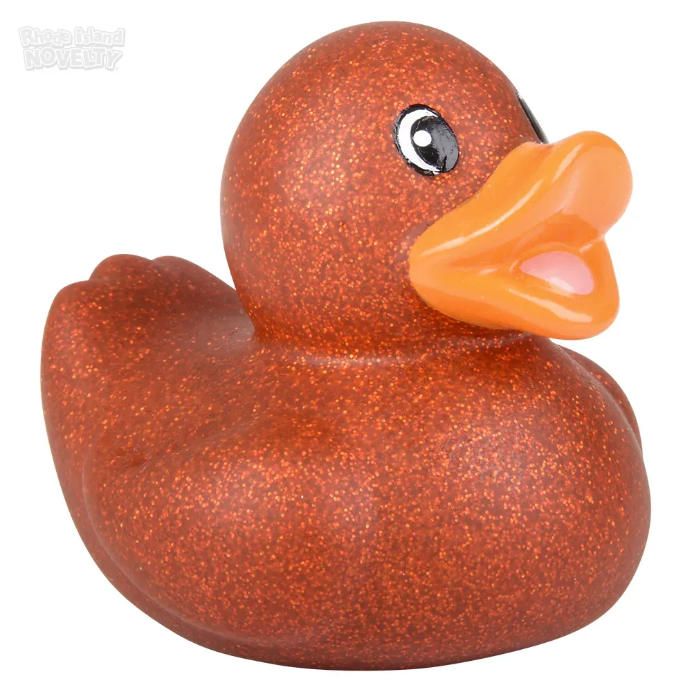 2" Glitter Rubber Ducky Assortment - Bulk Toy Kit product image