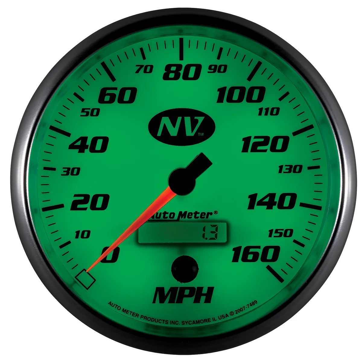 Gauge, Speedometer, 5", 160mph, Elec. Programmable, NV product image
