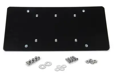 Rugged Ridge Front Hawse Fairlead License Plate Mounting Bracket(Wont Work on All Hawse Fairl