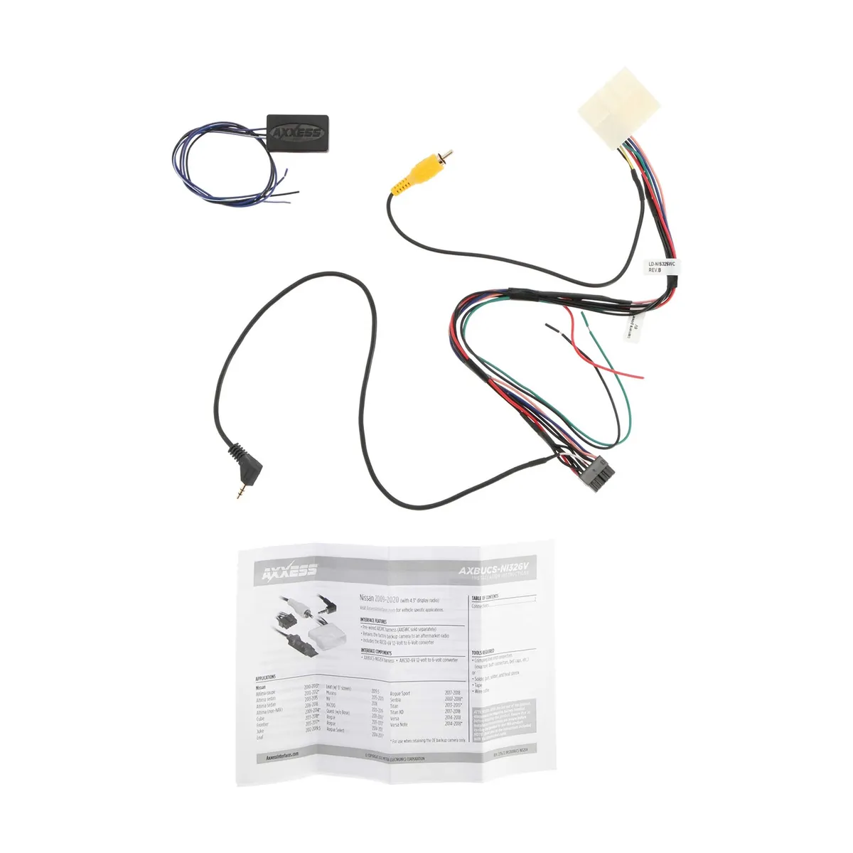 Radio Display Wiring Harness; w/ 4.3 in. Display; product image