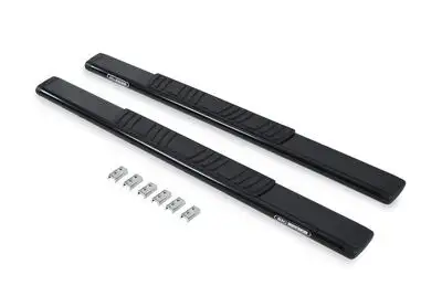 Go Rhino Go Rhino 685413367B - 5 OE Xtreme Low Profile SideSteps With Mounting Bracket Kit - Black Powder Coat