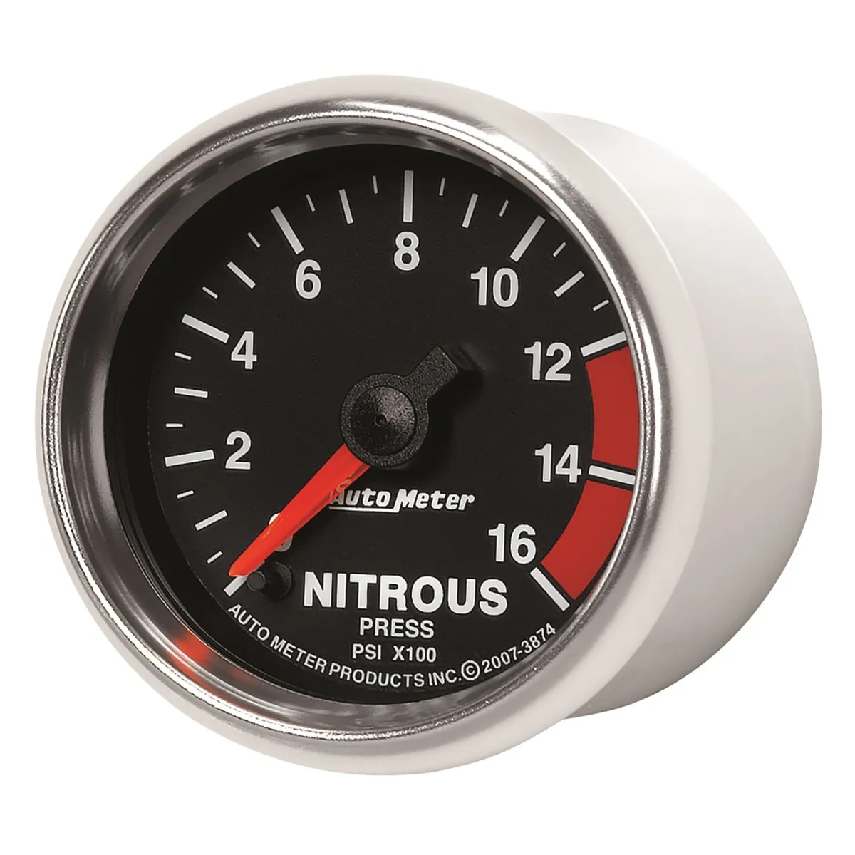 Gauge, Nitrous Pressure, 2 1/16", 1600psi, Digital Stepper Motor, GS product image