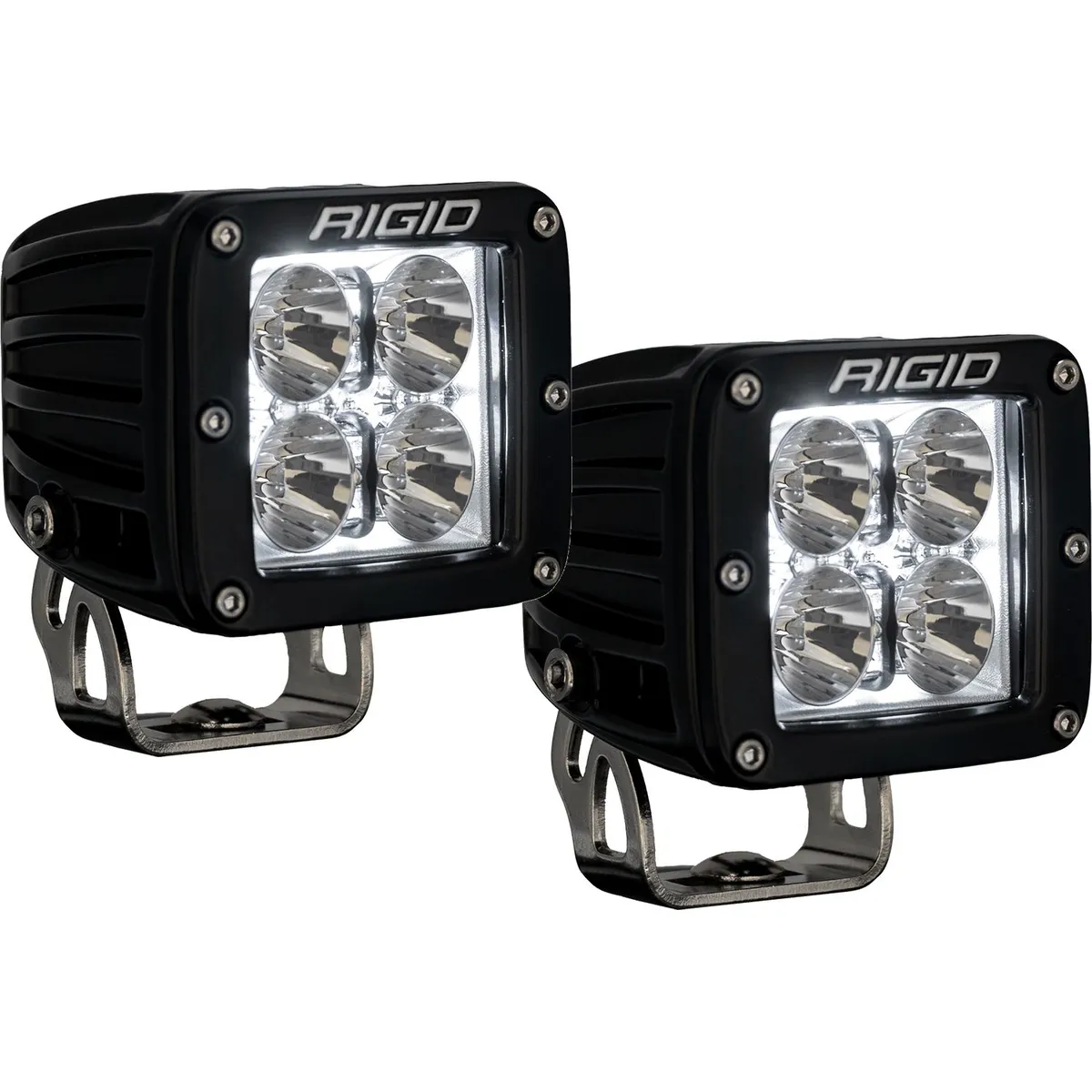 RIGID Radiance lighting family just got better with RBGW Pod Lights. A compact cube with the ability to toggle between eight available backlight options. Radiance+RBGW takes the customization of your vehicle to the next level. product image