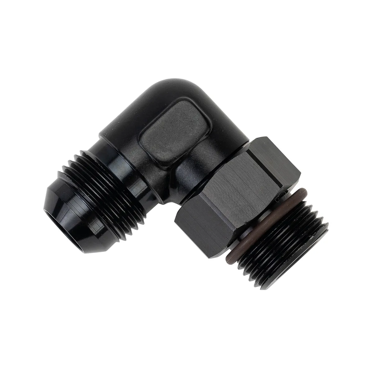 Aluminum Swivel Fitting 90° 7/8-14 UNF x -10AN Male product image