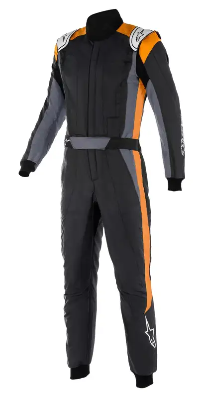 alpine star Suit GP Pro Black / Flou Orange Large / X-Large