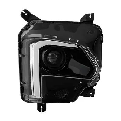 Spyder Auto 0319 Express/Savanna 1500/2500/3500 OEM Style Headlights With Bumper Lights Bla