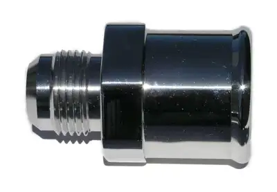Meziere Hose Adapter, #12AN to 1.50" Slip Hose