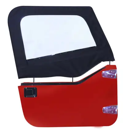 Crown Automotive Jeep Replacement 1997-2006 Wrangler TJ with Half Doors; Black Denim; Does not include the frames