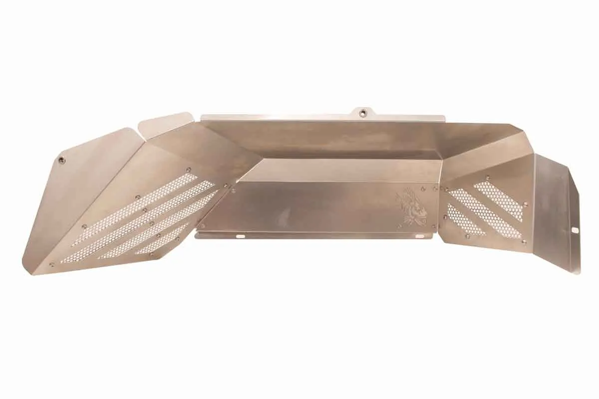 Fishbone Offroad Rear RAW Aluminum Inner Fenders for 2020 & Up Jeep Gladiator FB33210R product image