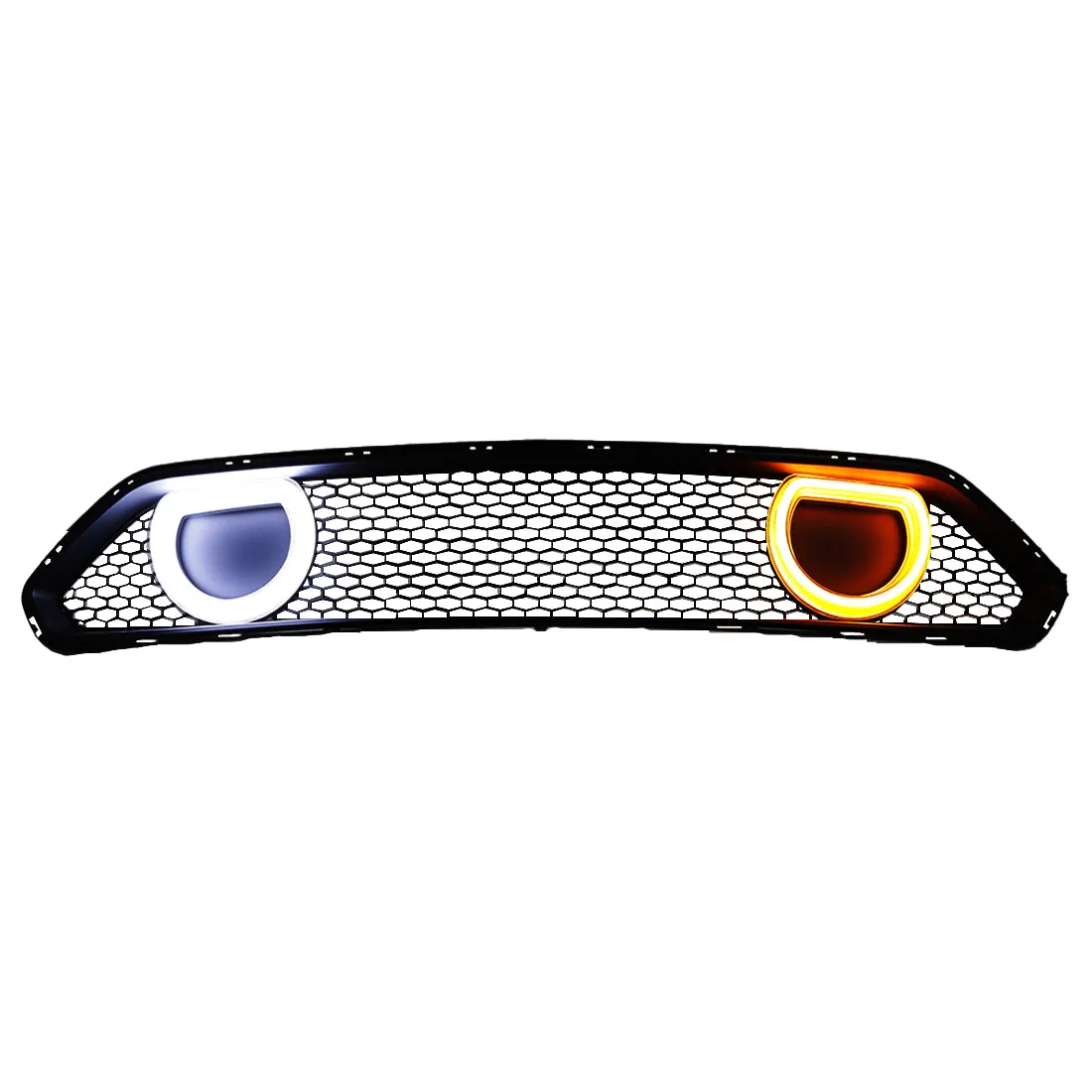 American Modified Amfmca00612 Mach 1 Style Front Upper Grille With DRL And Turn Signal Lights product image