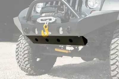 LoD Offroad LOD Destroyer Front Bumper Skid Plate Black Powder Coated - JK