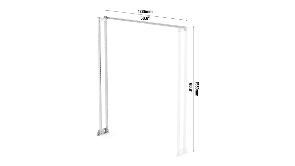 Van Shelving Extension Frame H:1539mm product image