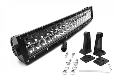 Southern Truck 20.0 Inch LED Light Bar Double Row Curved Chrome Series Combo Flood/Beam 120W DT Harness 10,800 Lumens Southern Truck Lifts