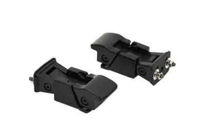 Kentrol Jeep CJ/YJ Hood Catch Pair TJ Style 42-95 CJ and Wrangler YJ Powdercoat Black Kentrol