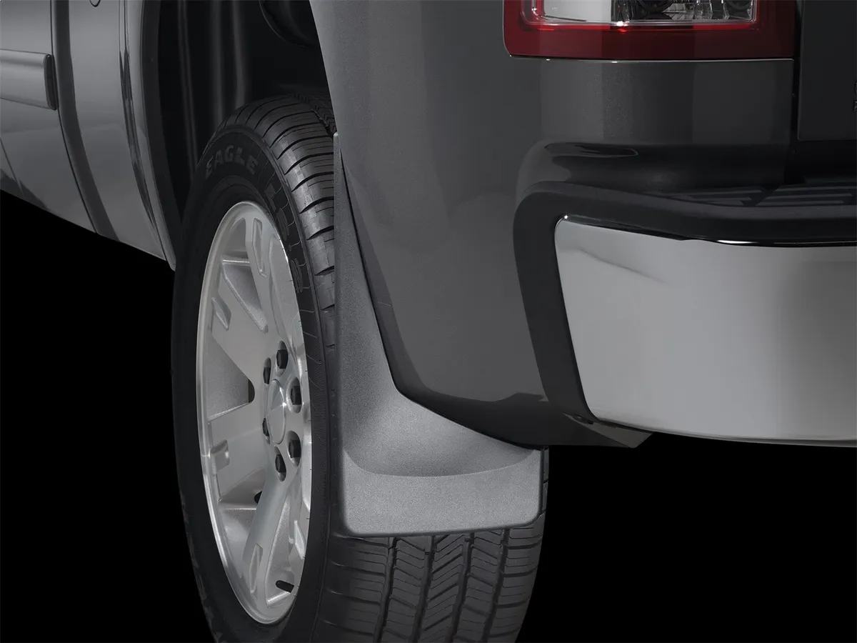 2007 + GMC Sierra Black No Drill MudFlaps Does not fit Classic / 2007 + GMC Sierra Denali Black No Drill MudFlaps Does not fit Classic product image