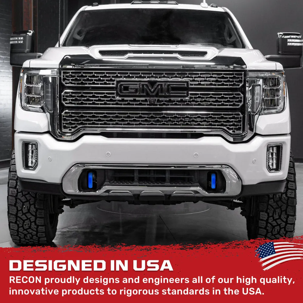 Chevy 20-25 Silverado 2500/3500 Tow Hook Covers 2-Piece Set of Silicone Covers Standard & LED Options - Multiple Colors product image