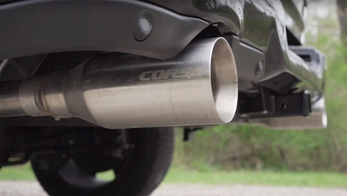 Sport / 3.0 in Cat-Back DRE 5.0 in Single Tips | 2019-2024 RAM 1500 5.7L 140, 144, 153WB (21035) product image