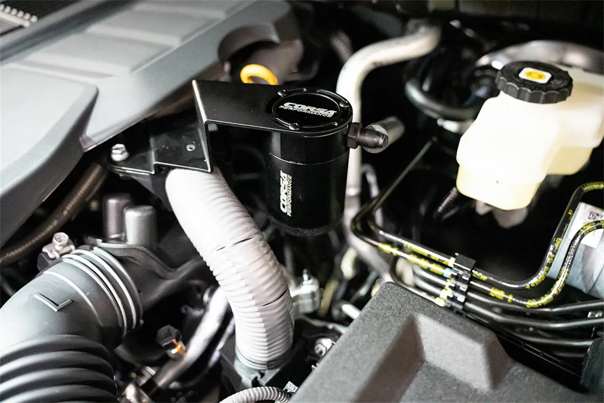 Aluminum Oil Catch Can w/ Bracket | 2022-2024 Toyota Tundra 3.4L V6 (CC0020) product image