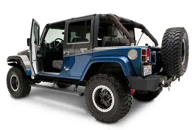 AMP Research 0718 Wrangler JK Unlimited(4door Only)powerstep W/Light Kit