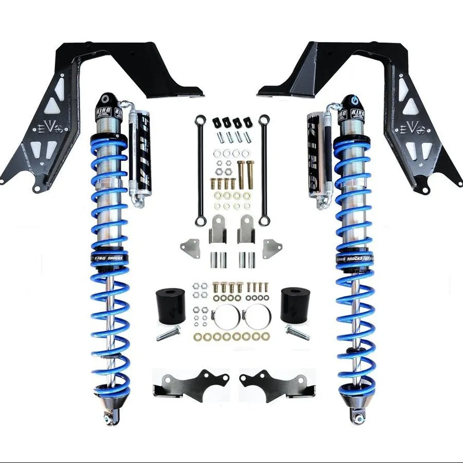 14" Inch Travel EVO Spec King Nv2514 Front Bolt-On 2.5" Coilover Kit Black For Jl/Jt Wrangler & Gladiator product image