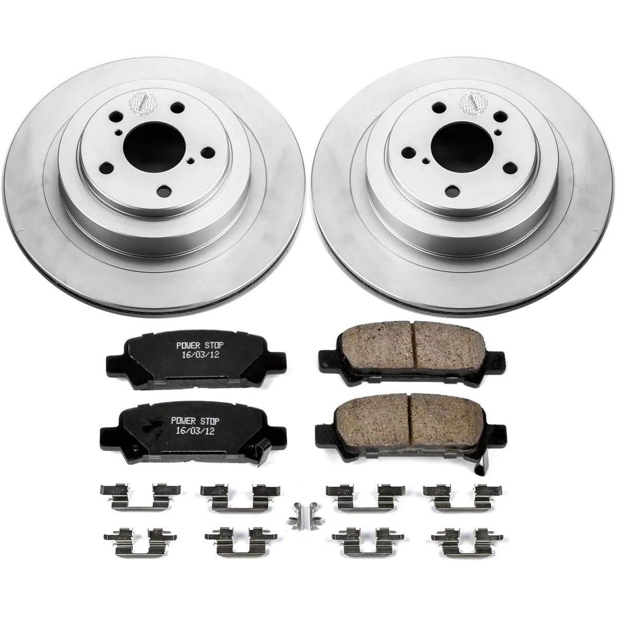 Z17 Geomet Coated Rotor Kit: Genuine Geomet Fully Coated Rotors; Ceramic Pads W/Hardware product image