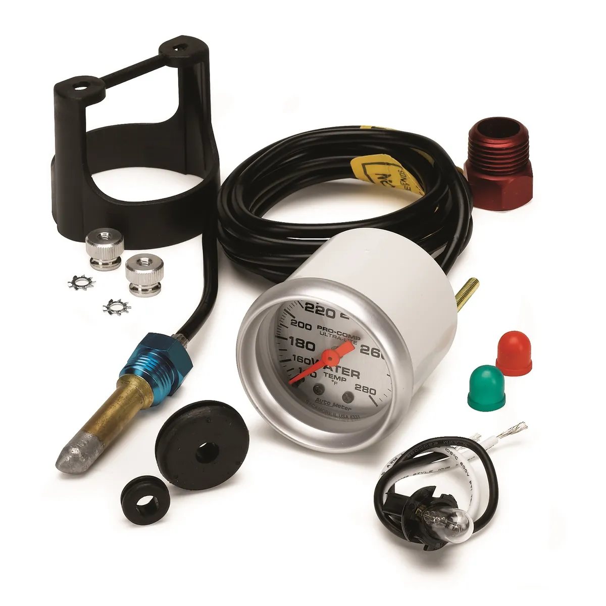 Gauge, Water Temp, 2 1/16", 140-280?F, Mechanical, Ultra-Lite product image