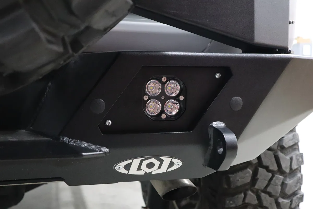 LoD Offroad Destroyer Rear Light Bezel, Fits LoD Radiant Pro LED Surface Mount Lights (Black Powder Coated)
