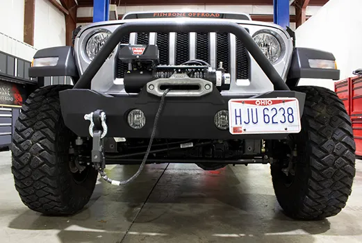Fishbone Offroad Mako Front Bumper for 2018 & Up Jeep Wrangler/Gladiator FB22090 product image