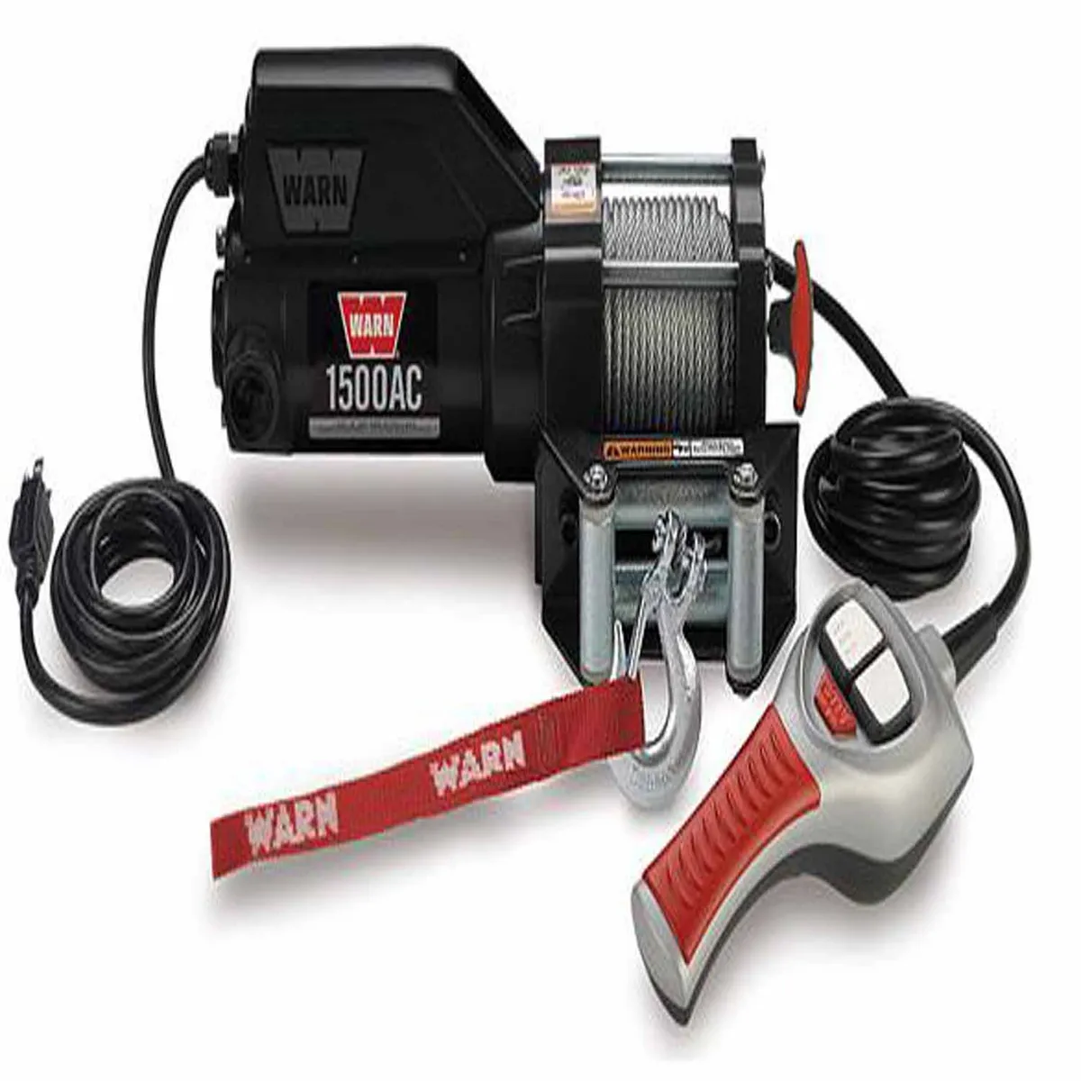 120V AC Electric Winch 1500lb Wire Rope product image